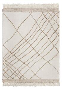 Krem ručno rađen tepih od mješavine vune 120x170 cm Astera Linear – Flair Rugs