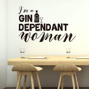 Zidna naljepnica Gin