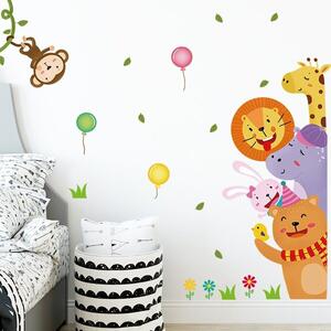 Zidna naljepnica Animals kindergarten