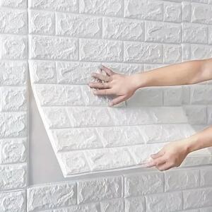 Samoljepljiva tapeta 3D cigla (77 cm x 70 cm)