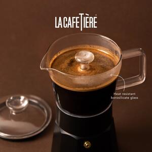 Crni mocha čajnik od nehrđajućeg čelika 0,29 l La Cafetiere Verona - Kitchen Craft