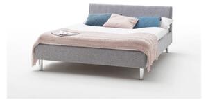 Sivi tapecirani bračni krevet 140x200 cm Hip Hop - Meise Möbel