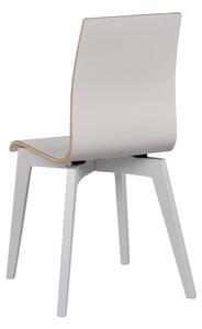 Bijela blagovaonska stolica s bijelim nogama Rowico Grace
