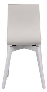 Bijela blagovaonska stolica s bijelim nogama Rowico Grace