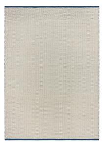Plavi/bež ručno rađen vunen tepih 170x240 cm Lenu – noo.ma