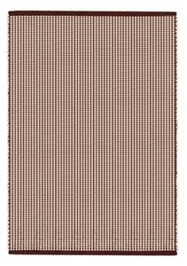 Bordo/u prirodnoj boji ručno rađen vunen tepih 140x200 cm Talo – noo.ma