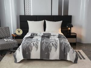 Prekrivač za krevet TIRSO sivo-bijeli Dimenzije: 170 x 210 cm