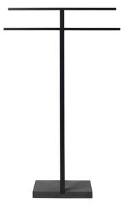 Crna metalna stalak za ručnike Blomus, visina 86 cm