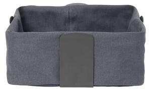 Tamno siva tekstilna košara za kruh Blomus Bread, 26 x 26 cm