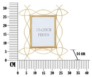Metalni okvir za fotografije Mauro Ferretti Glam X, 29,5 x 32 cm