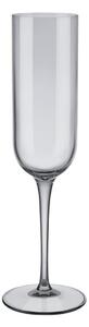 Set od 4 sive čaše za šampanjac Blomus Mira, 210 ml