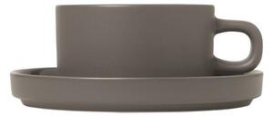 Set od 2 sive šalice za čaj Blomus Pilar, 170 ml