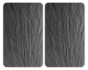 Set od 2 staklena poklopca za štednjak Wenkoo Slates, 52 x 30 cm