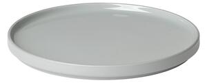 Sivi keramički tanjur za desert Blomus Pilar