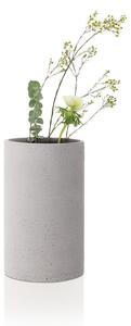 Svjetlo siva vaza Blomus buket, visina 20 cm