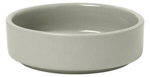 Svijetlo siva keramička zdjela za umak Blomus Pilar