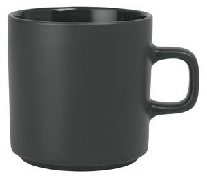 Tamno zelena keramička šalica za čaj Blomus pilar, 250 ml