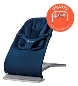 Ergobaby Evolve 3u1 ležaljka, Midnight Blue