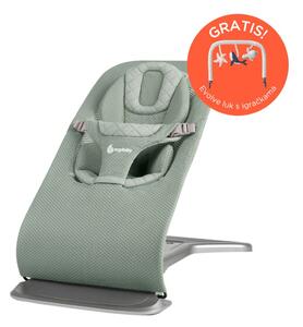 Ergobaby Evolve 3u1 ležaljka Mesh, Sage Green
