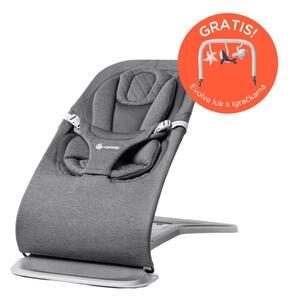 Ergobaby Evolve 3u1 ležaljka, Charcoal Grey