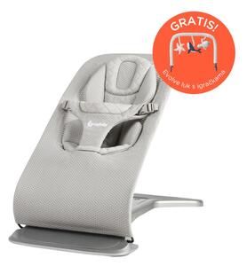 Ergobaby Evolve 3u1 ležaljka Mesh, Light Grey