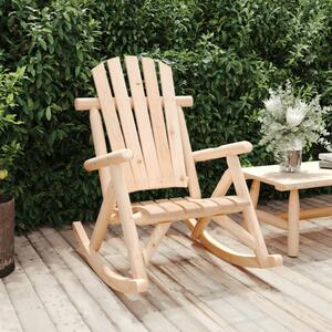 VidaXL Vrtna stolica za ljuljanje 69x96x101 cm od masivnog drva smreke