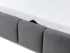 Bračni krevet 140 cm Leskana (terakota) (s podnicom) (s prostorom za odlaganje)