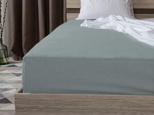 Jersey plahta zeleno-plava 90 x 200 cm