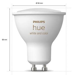 Philips Hue WHITE & COLOR AMBIANCE LED ŽARULJA 2xGU10/4,3W/2000-6500K+RGB/350lm 8719514340084