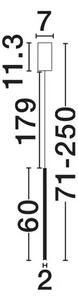 BRILLIA LED VISILICA CRNA 4W IP20 CCT 2700-3000-4000K NL9060268