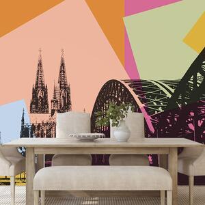 Tapeta digitalna ilustracija grada Köln