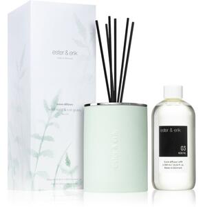 Ester & erik room diffuser wild mint & cut grass (no. 03) aroma difuzer s punjenjem 300 ml