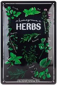 Metalni znak Homegrown Herbs