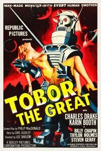 Reprodukcija umjetnosti Tobor the Great / Robot (Retro Movie), (26.7 x 40 cm)