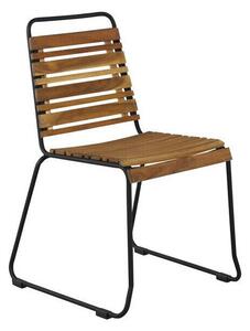 Vrtna stolica Dallas 282186x57x62cm, Smeđa, Crna, Drvo
