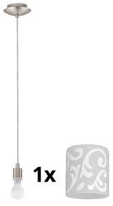 Eglo - LED Luster na sajli MY CHOICE 1xE14/4W/230V krom/bijela