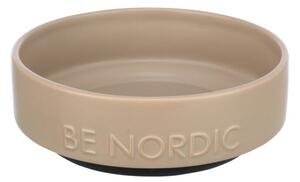 Trixie posuda za pse Be Nordic keramička/gumeni rub, sivosmeđa