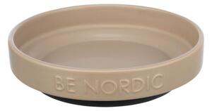 Trixie posuda za pse Be Nordic keramička/gumeni rub 0,3 l/fi-16 cm sivosmeđa