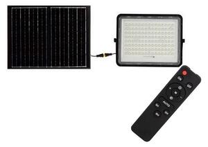 LED Vanjski solarni reflektor LED/20W/3,2V 4000K crna + DU