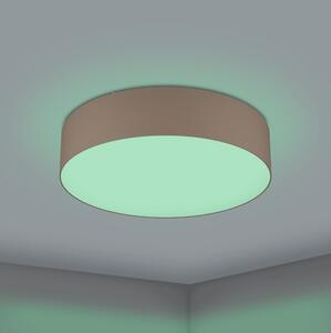 Eglo 900441 - LED RGBW Prigušiva stropna svjetiljka ROMAO-Z LED/35W/230V smeđa