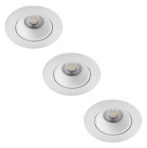 Philips - SET 3x LED prigušivača za kupaonicu ABROSA LED/9W/230V IP44