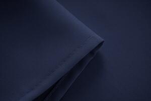 Tamno plava zavjesa OXFORD 140x250 cm Sistem za vješanje: Metalni prstenovi
