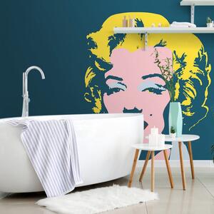 Tapeta Marilyn Monroe u pop-art dizajnu