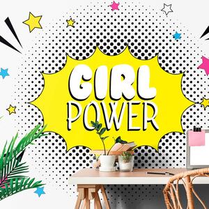 Tapeta s pop art natpisom - GIRL POWER