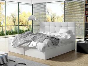 Bračni krevet Boxspring Maddox (160x200) (ekokoža Soft 011 (crna))