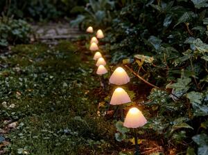 Vrtna LED svjetla MUSHROOMS 20 kom, 380 cm