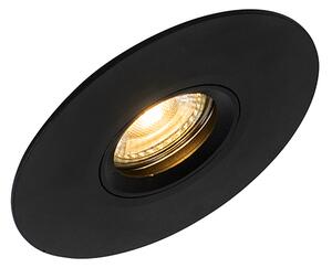 Pametni ugradbeni spot crni uklj. Wifi GU10 50mm - Buco