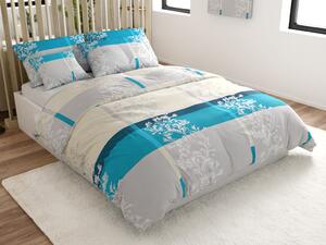 Pamučna posteljina DELUXE tirkizna Dimenzije posteljine: 70 x 90 cm | 140 x 200 cm
