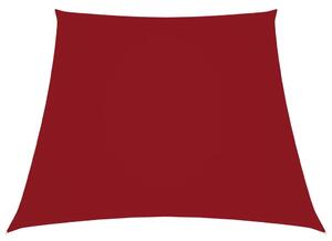 VidaXL Jedro protiv sunca od tkanine Oxford trapezno 2/4 x 3 m crveno
