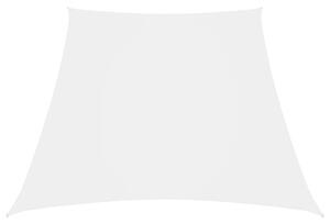 VidaXL Jedro protiv sunca od tkanine Oxford trapezno 2/4 x 3 m bijelo